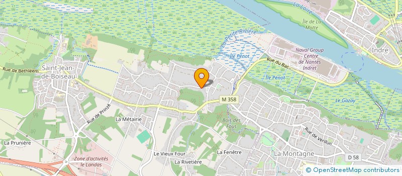 localisation de l'entreprise SARL EGEIB BESNARD R  SAINT-JEAN-DE-BOISEAU