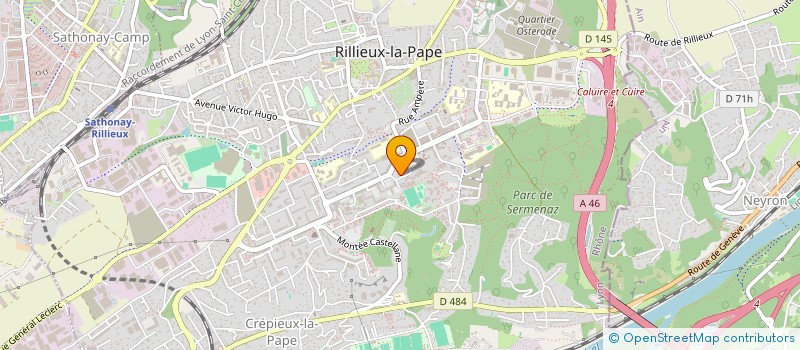 localisation de l'entreprise SARL EGER CENTRE EST à RILLIEUX-LA-PAPE