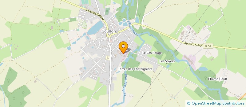 localisation de l'entreprise SARL EGERIM à COULLONS