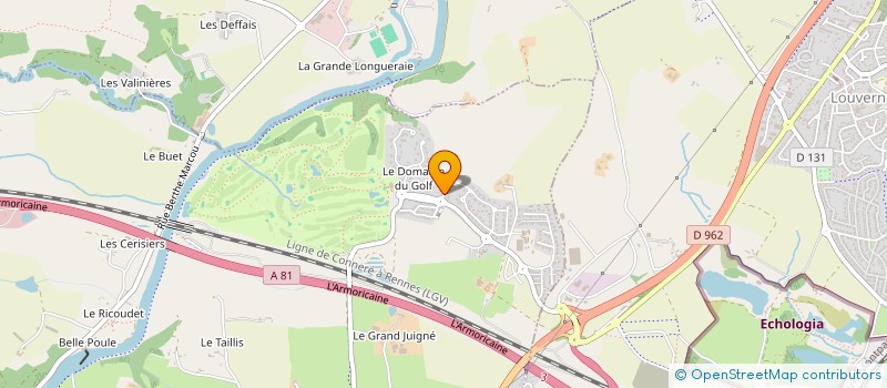 localisation de l'entreprise SARL EGO à CHANGE