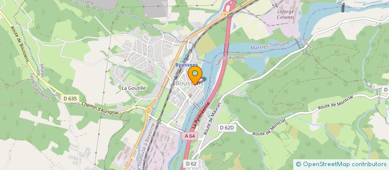 localisation de l'entreprise SARL EGS à ROQUEFORT-SUR-GARONNE