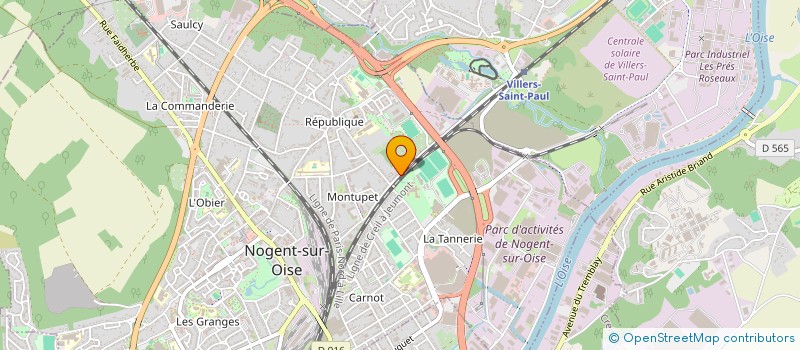 localisation de l'entreprise SARL EGTPN BATIMENT  NOGENT-SUR-OISE