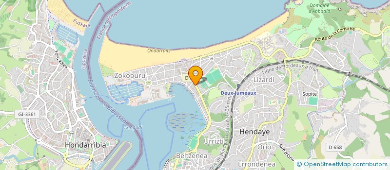 localisation de l'entreprise SARL EGUILAN  HENDAYE