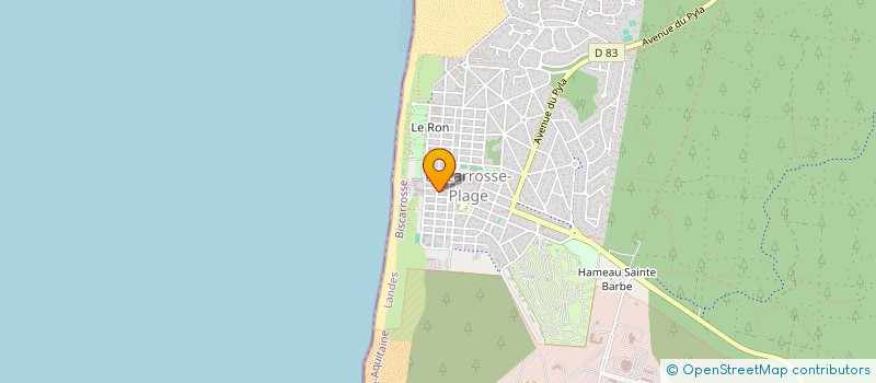 localisation de l'entreprise SARL EGYPLUS à BISCARROSSE