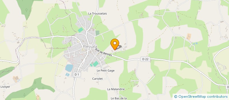 localisation de l'entreprise SARL EH à LE MENE