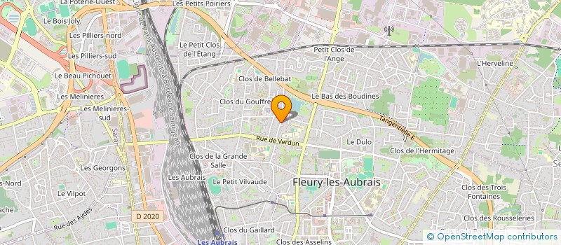 localisation de l'entreprise SARL EKO BATT à FLEURY-LES-AUBRAIS