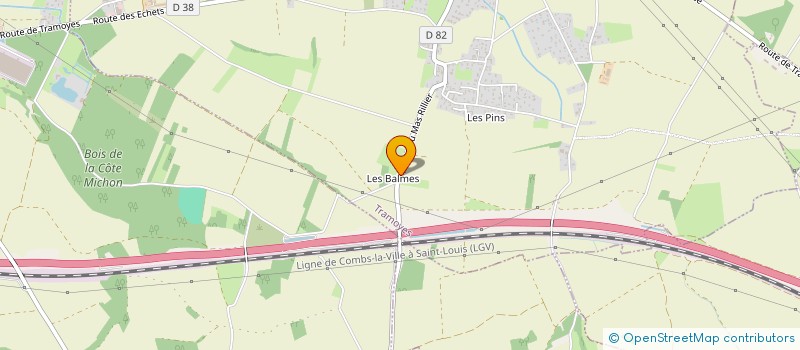 localisation de l'entreprise SARL EKWO  TRAMOYES