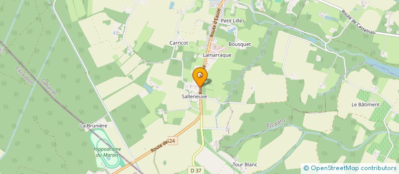 localisation de l'entreprise SARL EL BAZ  GABARRET