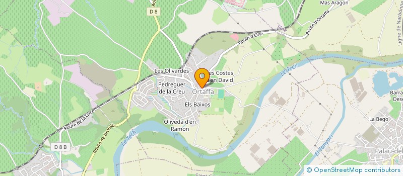 localisation de l'entreprise SARL EL CAMPANAR CATALA à ORTAFFA