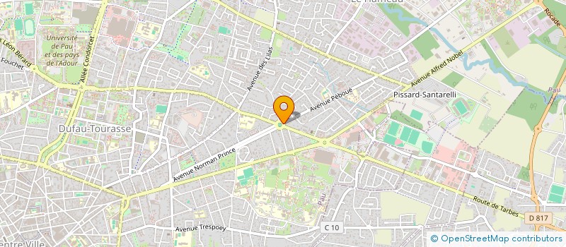 localisation de l'entreprise SARL EL CHATO à PAU