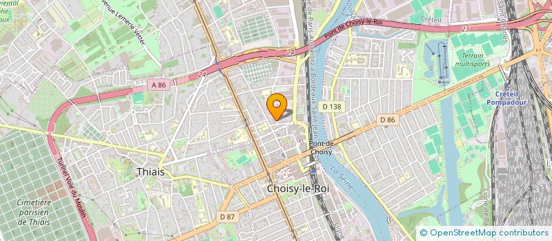 localisation de l'entreprise SARL EL FASSIA  CHOISY-LE-ROI