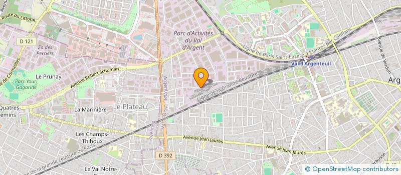 localisation de l'entreprise SARL EL GUELMA  ARGENTEUIL