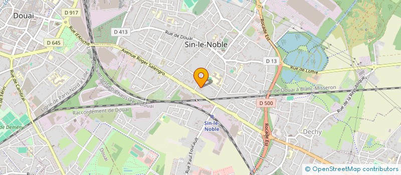 localisation de l'entreprise SARL EL'RAHMA  SIN-LE-NOBLE