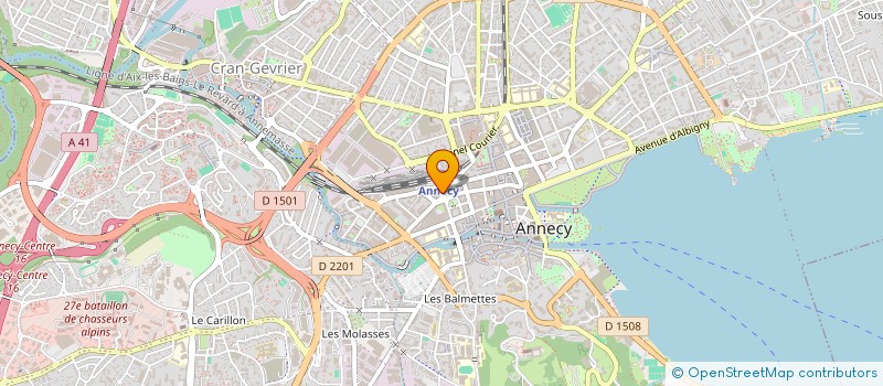 localisation de l'entreprise SARL ELBA à ANNECY