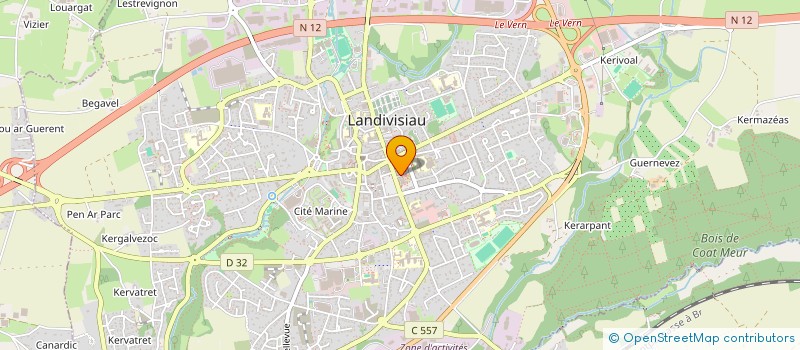 localisation de l'entreprise SARL ELBEA à LANDIVISIAU