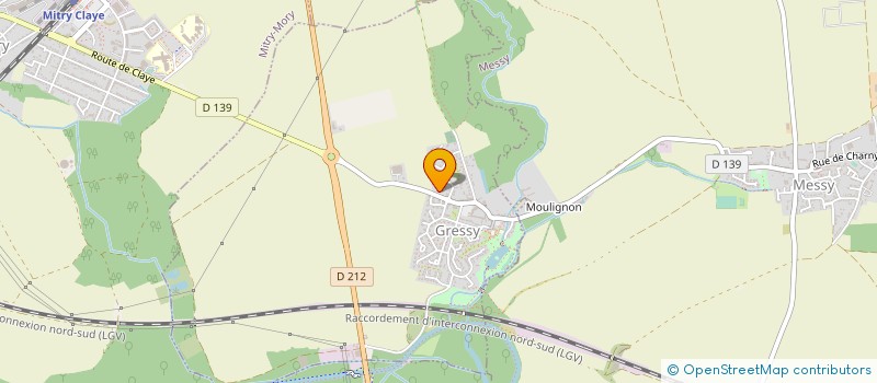 localisation de l'entreprise SARL ELCA  GRESSY