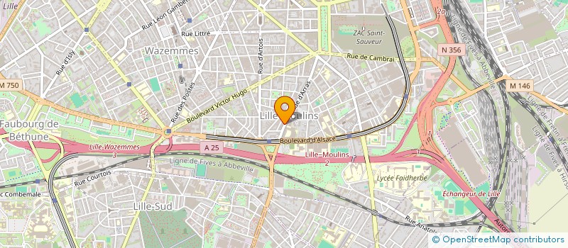 localisation de l'entreprise SARL ELDORADO à LILLE