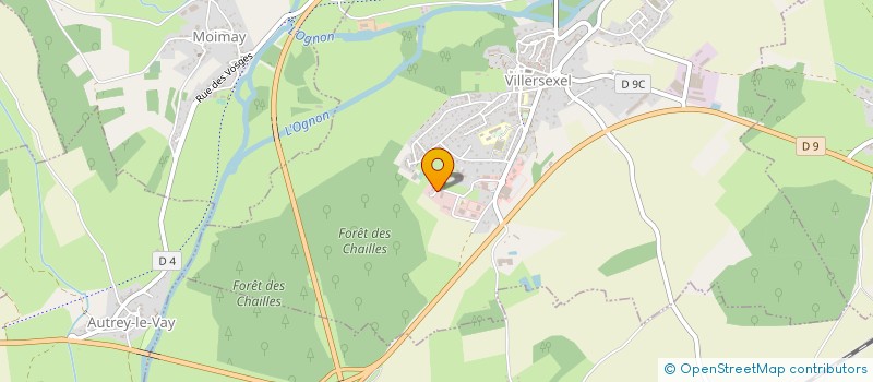 localisation de l'entreprise SARL ELEC 70 à VILLERSEXEL