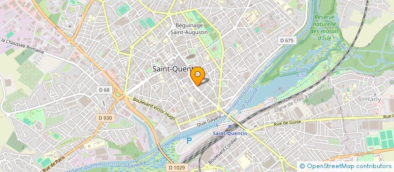 localisation de l'entreprise SARL ELEC FORCE RADIO BER à SAINT-QUENTIN