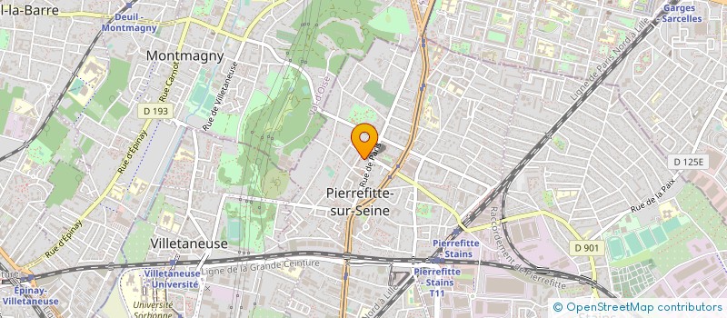 localisation de l'entreprise SARL ELEC PARTENER à PIERREFITTE-SUR-SEINE