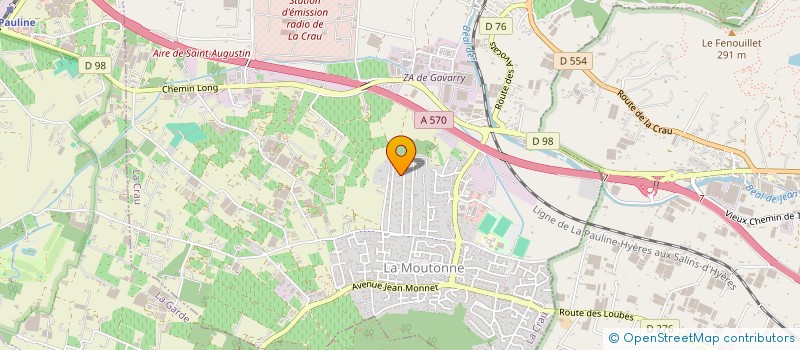 localisation de l'entreprise SARL ELECO CONCEPT à LA CRAU