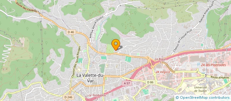 localisation de l'entreprise SARL ELECTRIC DOMOTIQUE VAROISE à LA VALETTE-DU-VAR