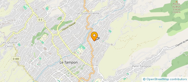 localisation de l'entreprise SARL ELECTRICITE GOURDE FRERES à LE TAMPON