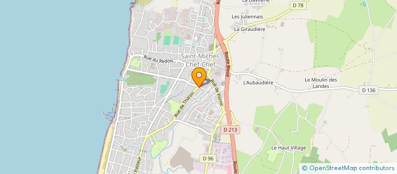 localisation de l'entreprise SARL ELECTRICITE MICHELOISE à SAINT-MICHEL-CHEF-CHEF