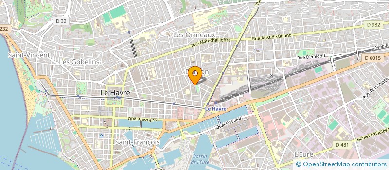 localisation de l'entreprise SARL ELECTRO CARBURATION à LE HAVRE
