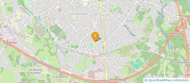 localisation de l'entreprise SARL ELECTRO CHOC  REZE