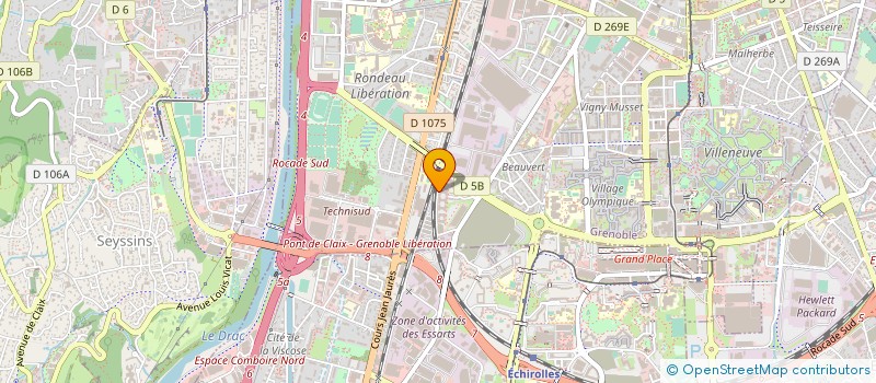 localisation de l'entreprise SARL ELECTRO CLIM à GRENOBLE