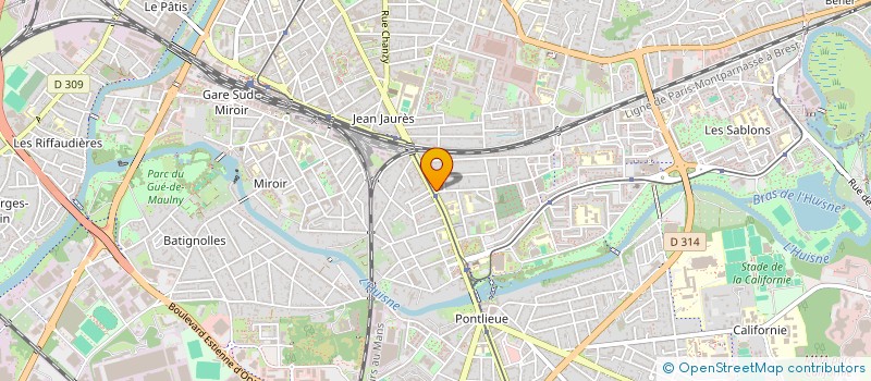 localisation de l'entreprise SARL ELECTRO-PIECES à LE MANS