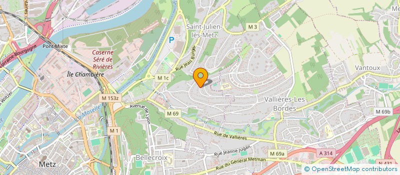 localisation de l'entreprise SARL ELECTROCLIM  SAINT-JULIEN-LES-METZ