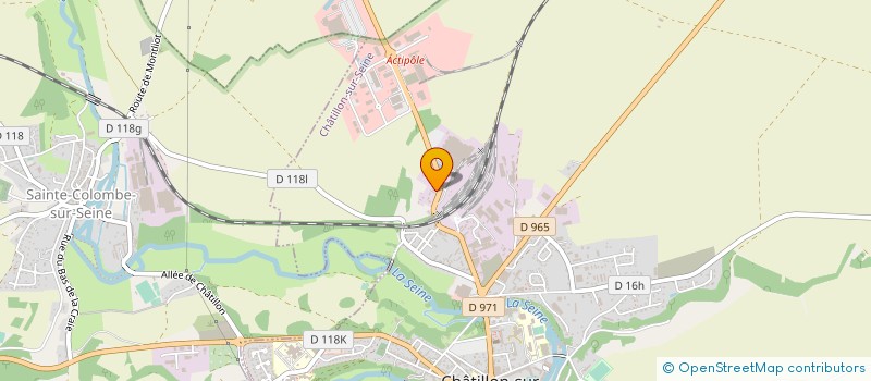 localisation de l'entreprise SARL ELECTRODOM  CHATILLON-SUR-SEINE