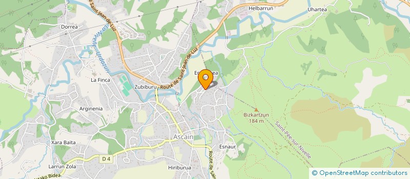 localisation de l'entreprise SARL ELECTRON à ASCAIN