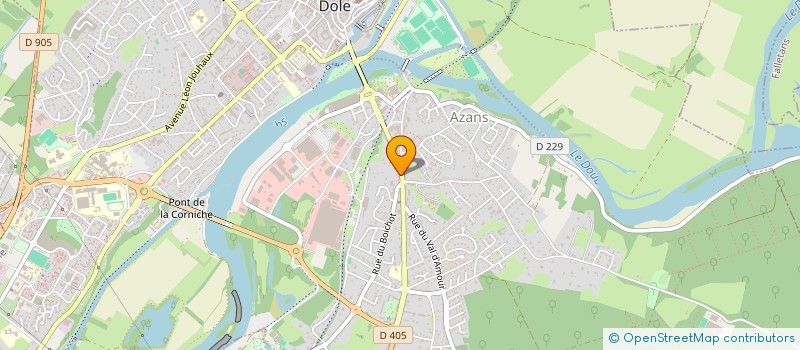 localisation de l'entreprise SARL ELEGAN'S à DOLE