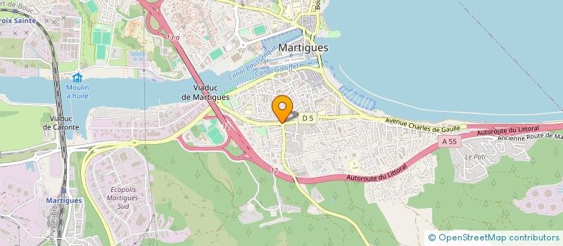 localisation de l'entreprise SARL ELEGANCE à MARTIGUES