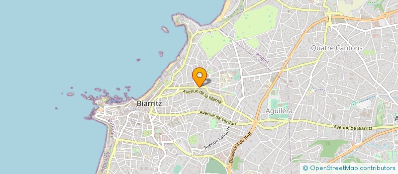 localisation de l'entreprise SARL ELEGANCE OPTIC à BIARRITZ