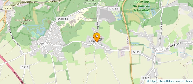 localisation de l'entreprise SARL ELEVAGE LEBLOND à HELFAUT