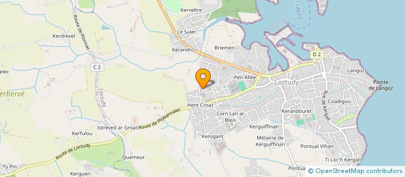 localisation de l'entreprise SARL ELFEN  LOCTUDY