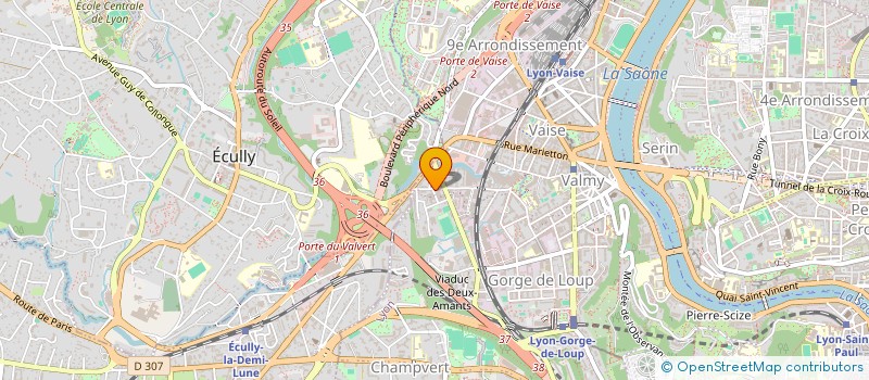 localisation de l'entreprise SARL ELFI à LYON