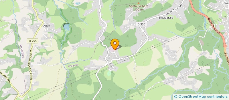 localisation de l'entreprise SARL ELGAR  USTARITZ