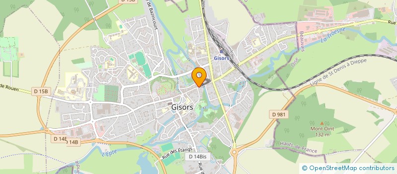 localisation de l'entreprise SARL ELIAS  GISORS