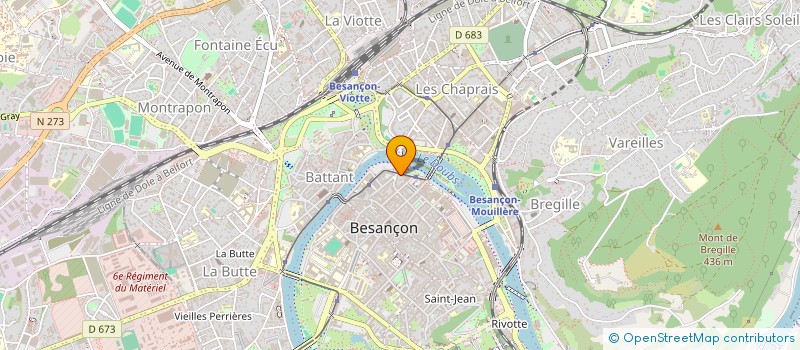 localisation de l'entreprise SARL ELICO & CO à BESANCON