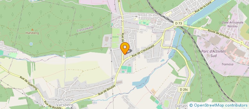 localisation de l'entreprise SARL ELIO FABBINI LOCA VENTE  HAM-SOUS-VARSBERG