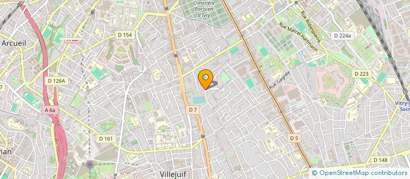 localisation de l'entreprise SARL ELIPAU  VILLEJUIF