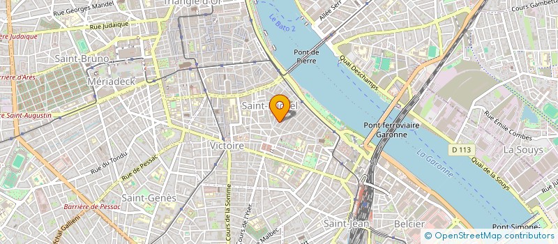 localisation de l'entreprise SARL ELISA EVENEMENT  BORDEAUX