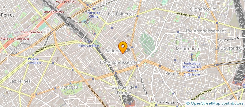 localisation de l'entreprise SARL ELISA-TRANS à PARIS