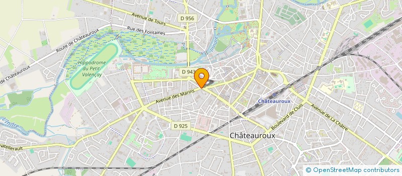 localisation de l'entreprise SARL ELISE LUNEAU à CHATEAUROUX