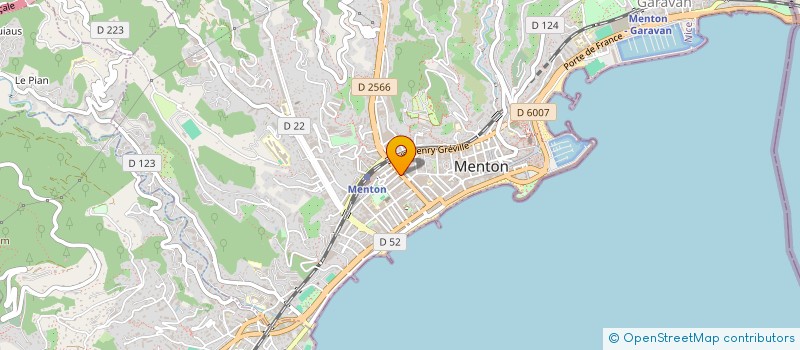 localisation de l'entreprise SARL ELIT IMMOBILIER à MENTON